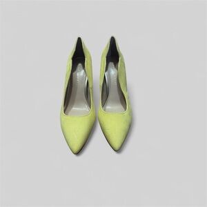 Kelly & Katie Yellow Heels Sleek Minimalist Design